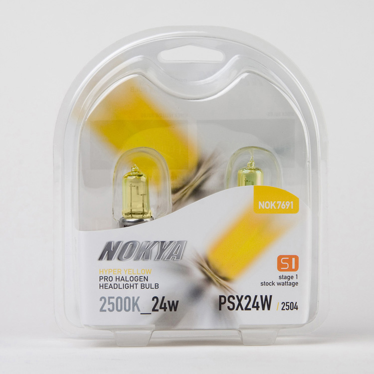 Nokya 2500K Yellow H3C Nok7659 55W Two Bulbs Fog Light Replacement OE Lamp JDM